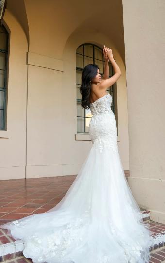 Stella York Style No. 7924IV #2 (IVIV-PL) Ivory Lace & Tulle over Ivory Gown w Porcelain Tulle Plunge thumbnail