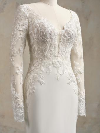 Maggie Sottero Style No. ANASTASIA (24MS750A11 - Long Sleeves) #2 All Ivory (gown with Ivory Illusion) thumbnail