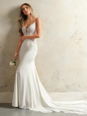 Maggie Sottero Style No. ANASTASIA (24MS750A11 - Long Sleeves) #4 All Ivory (gown with Ivory Illusion) thumbnail