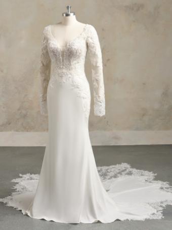 Maggie Sottero Style No. ANASTASIA (24MS750A11 - Long Sleeves) #0 default All Ivory (gown with Ivory Illusion) thumbnail