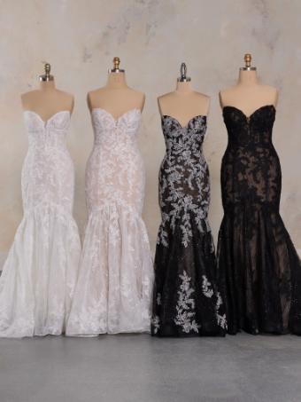 Maggie Sottero Style No. PEONY (24MC777A01) #8 default Black over Nude (gown with Black Illusion) thumbnail