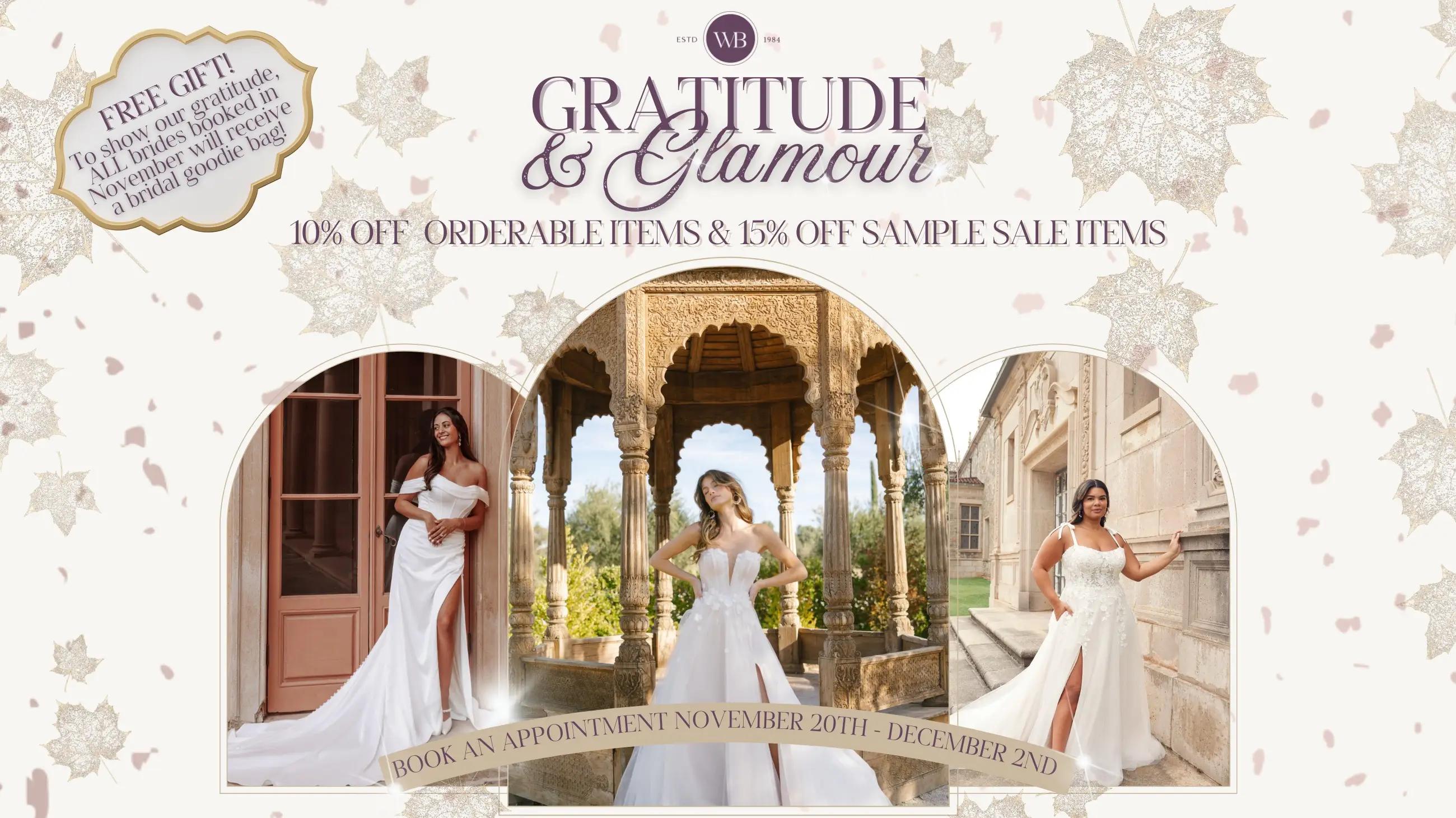 Gratitude & Glamour November Event at Wendy's Bridal